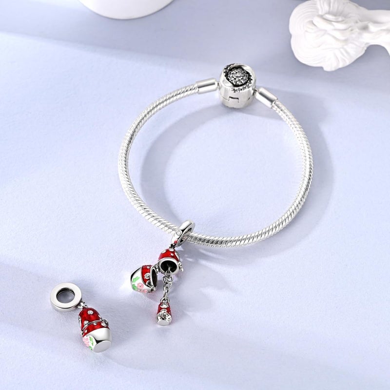 Hapour Store 925 Sterling Silver Charms for Bracelets Necklace European Jewelry Pendant Beads Charm for Women Mom - Image 2